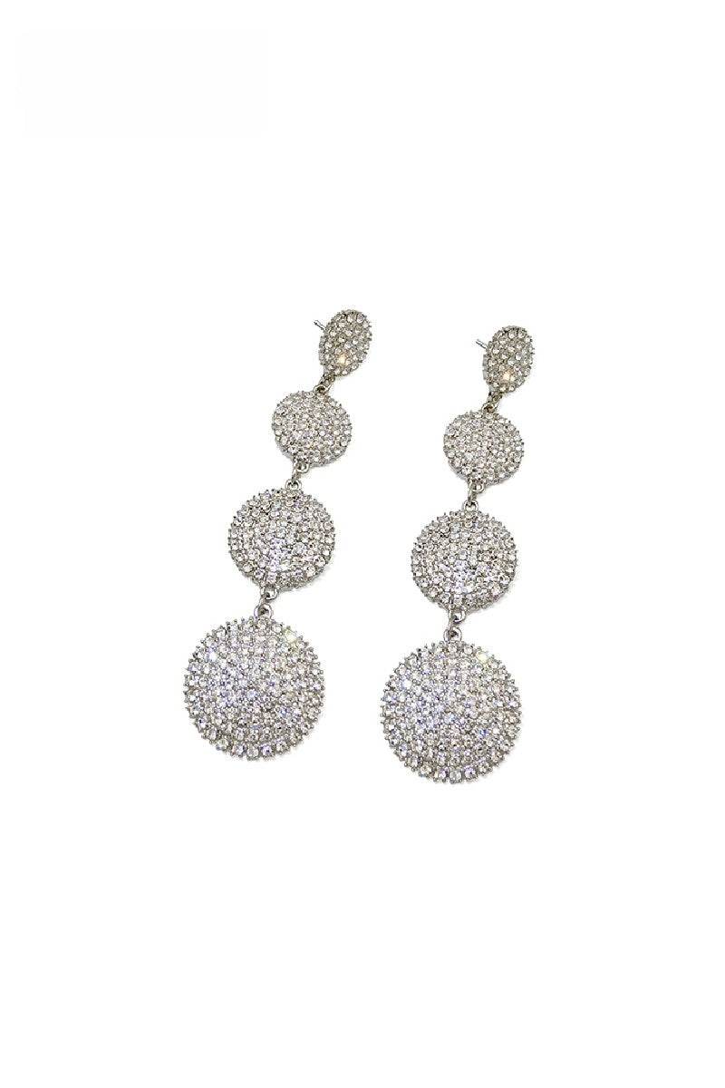Luxurious Rhinestone Drop Earrings 611246765319 - COCOMELODY